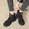 Fashion CRLAYDK Luxury Hiking Work Boots for Women Waterproof Outdoor Ankle Platform Booties Lug Sole Snow Winter Walking Combat Shoes