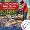 Adjustable Log Measuring Tool Chainsaw Cutting Guide Marker Shaft Improve Accuracy Tool Magnetic Marking Create More Consistent Lengths for Firewood