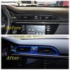 For Kia Rio 4 X-line 2017- Dashboard Front / Side Air AC Outlet Vent Panel Cover Trim Stainless Steel Accessories Interior