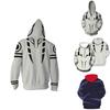 Stilvolle Jujutsu Kaisen Hoodies für Herren mit lebhaftem 3D-Druckdesign