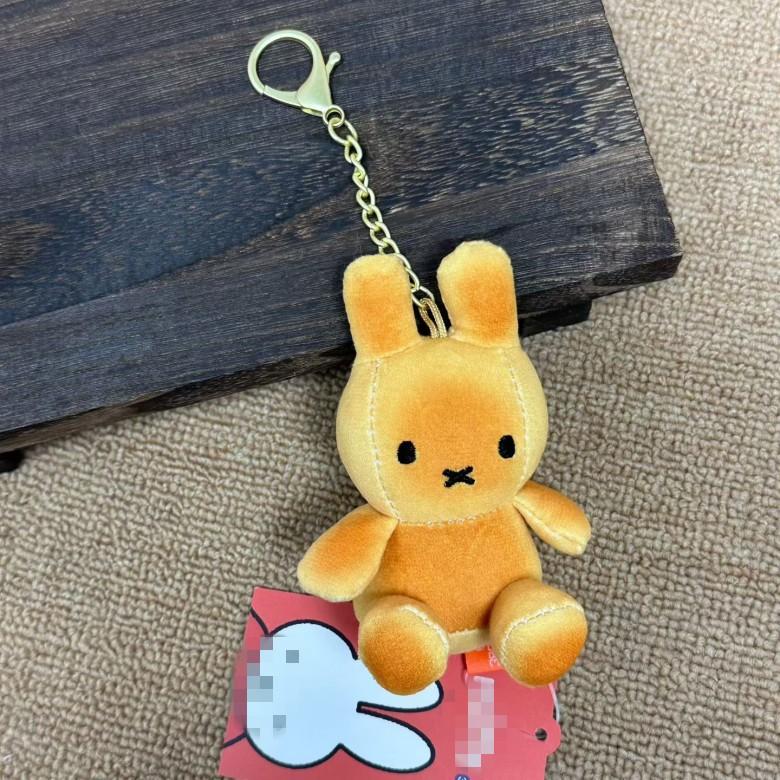 Kawaii 10Cm Miffy Plush Cute Doll Pendant Cartoon Ornament Backpack Couple Decoration Gift Toy For Girl