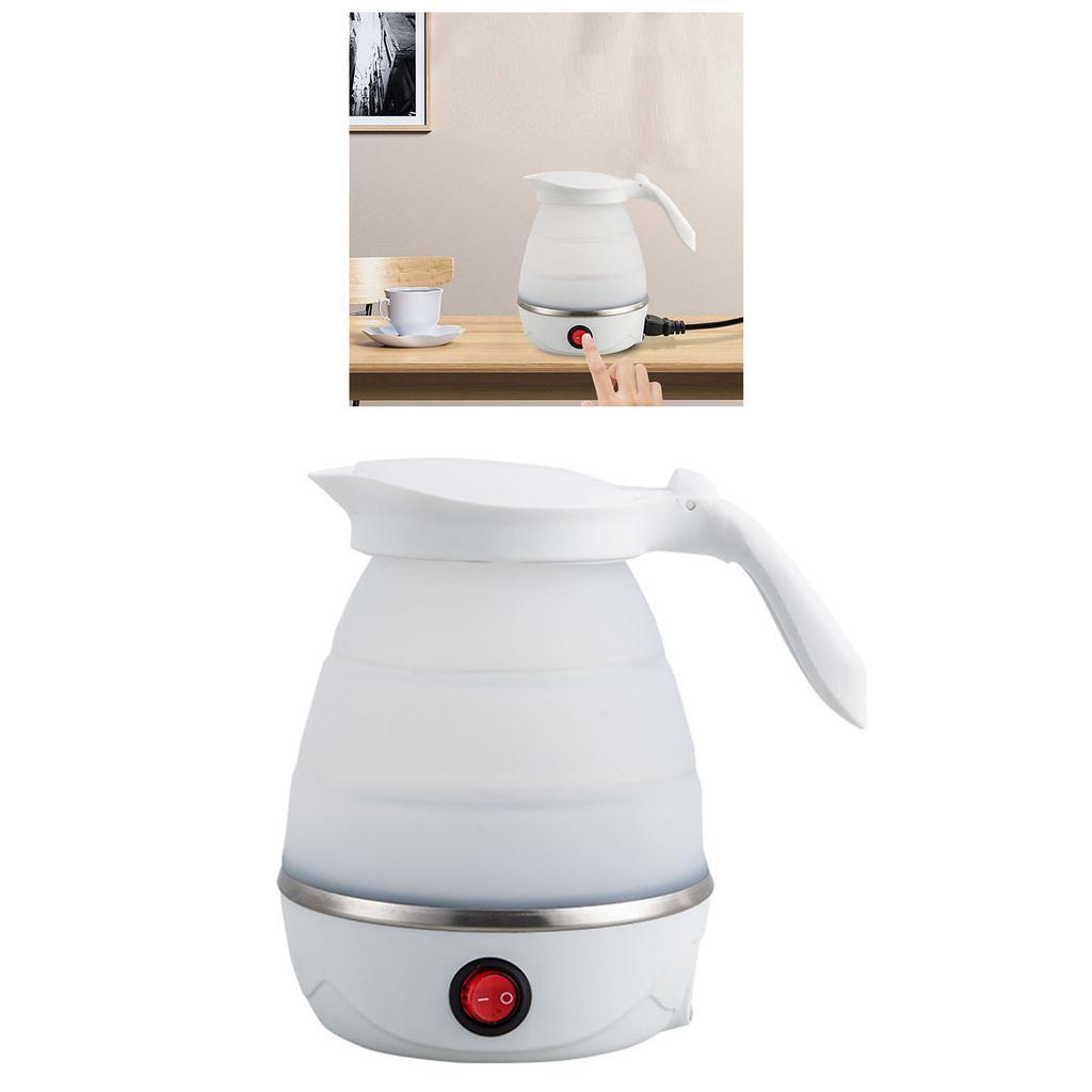 Foldable Water Kettle Silicone Collapsible Travel Kettle Portable Electric Tea Kettle for Home Or Outdoor Camping EU