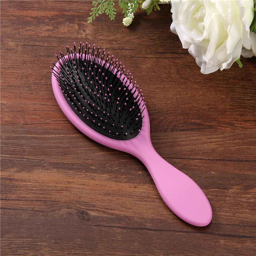 

Антистатическая 1 шт., массажная расческа для волос с нейлоновой женской щеткой для влажных волос, парикмахерская расческа для распутывания кожи головы