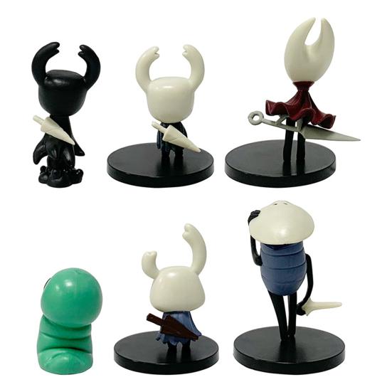 Yousheng 1/2/3/4/6/9Pcs PVC Game Character Figure Game Inspired Knight Figurine Statue Home Office Desktop Decoration Ornament Game Fans Collectibles
