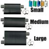 24mm Muffler Silencer S Curved Air Diesel Parking Heater Exhaust Pipe Aluminum Alloy For Webasto Eberspacher Car Truck VAN RV