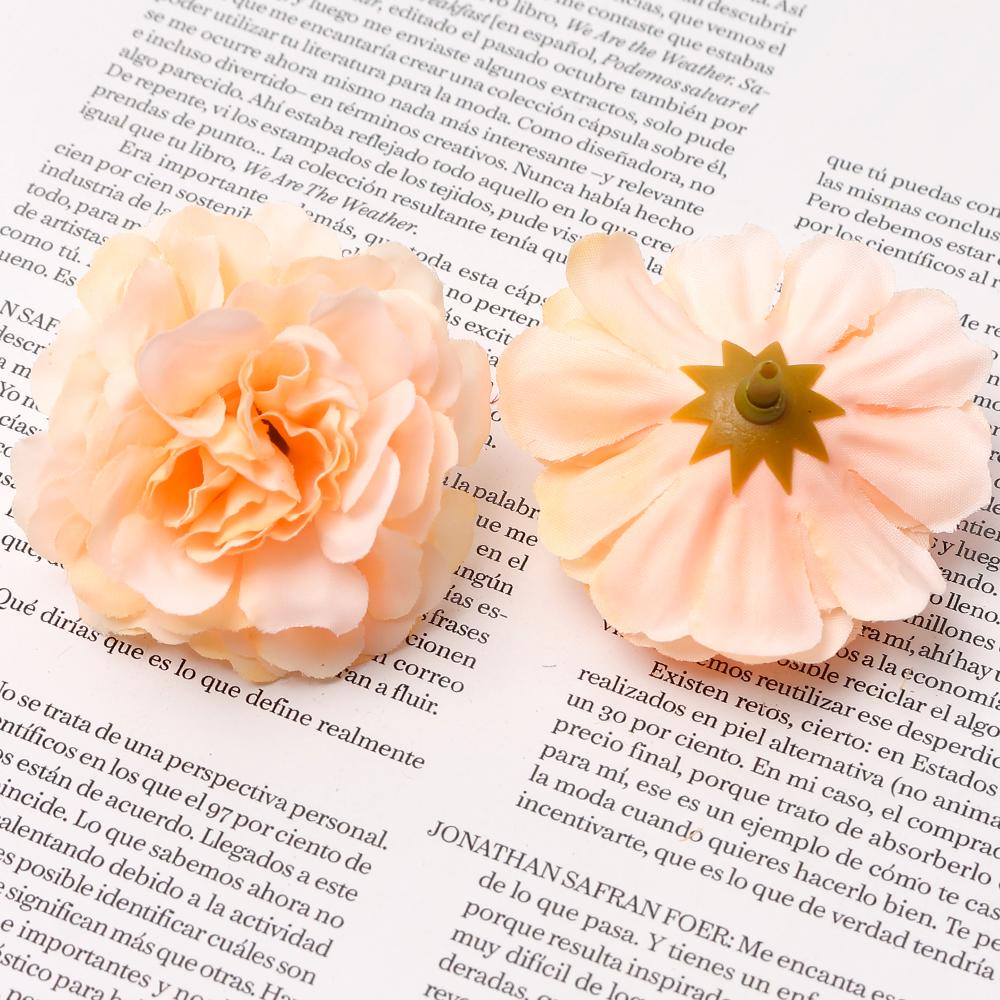 10Pcs Silk Rose Artificial Flowers for Home Decor Wedding Decoration Supplies DIY Bride Crafts Wreath Accessories Fake Flowers