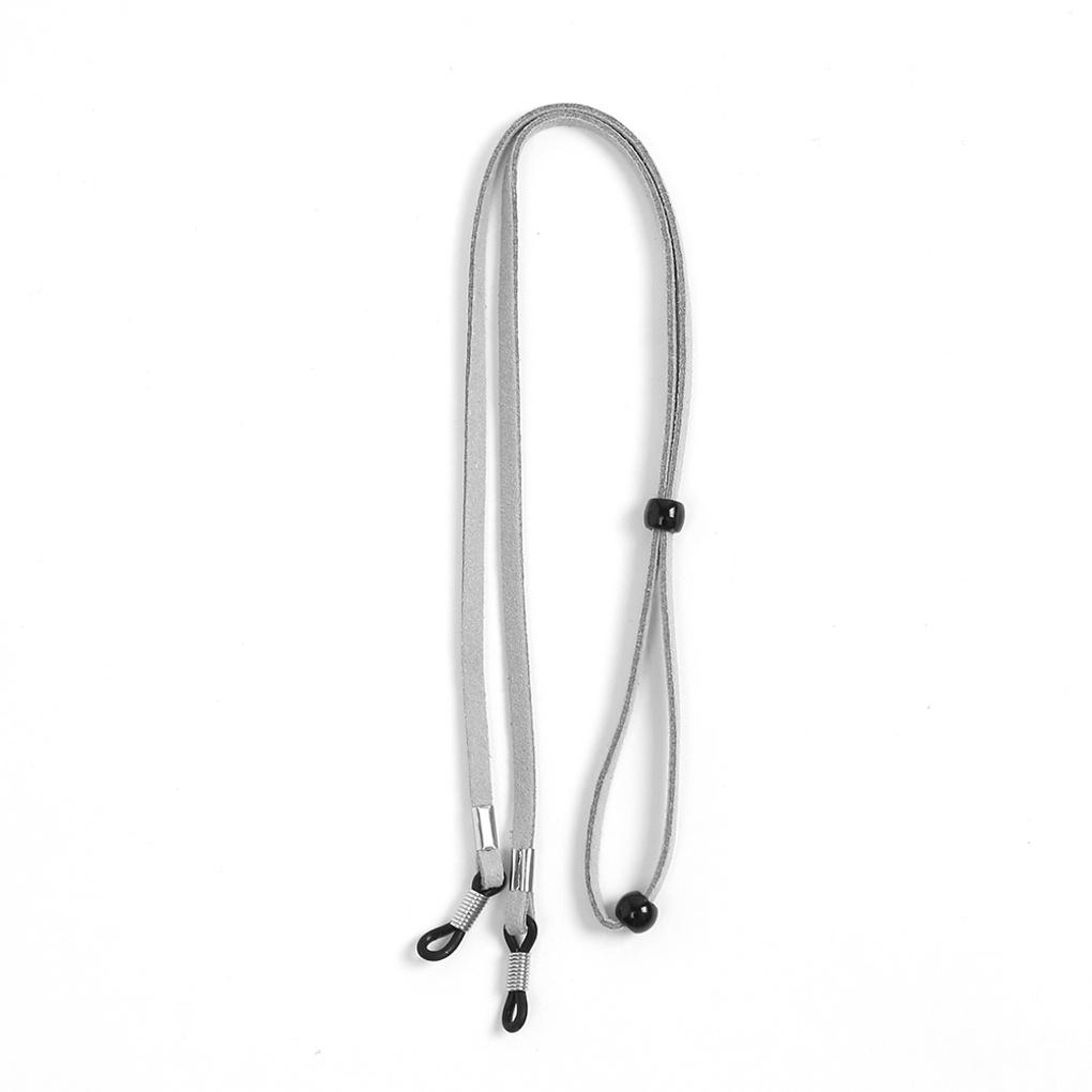 Suede Adjustable Eyeglass Strap 5p (gray)