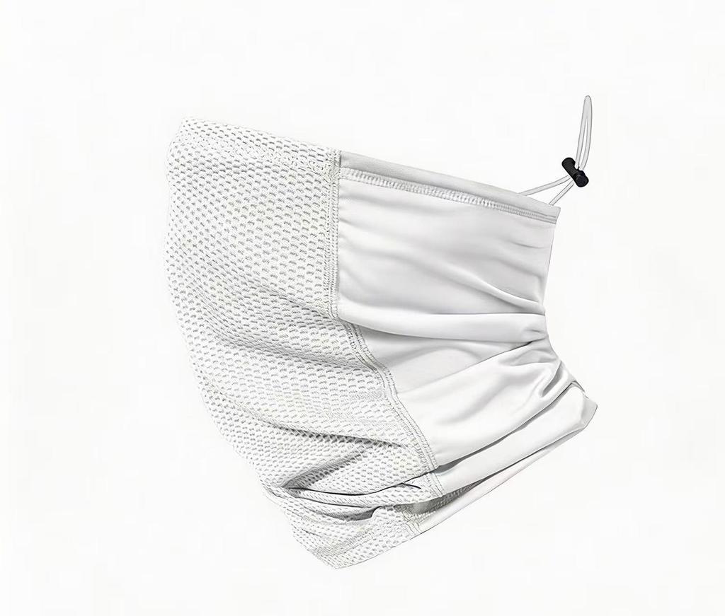 New Style Ice Silk Mesh Breathable Cycling Neck Gaiter with Elastic Ear Loops