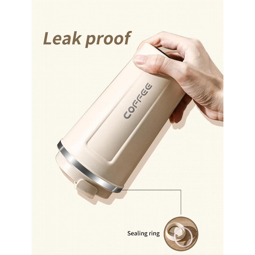WORTHBUY Coffee Mug Stainless Steel Double Layer Insulated Coffee Cup Leak-proof Thermal Cup For Coffee Portable Cola Cup