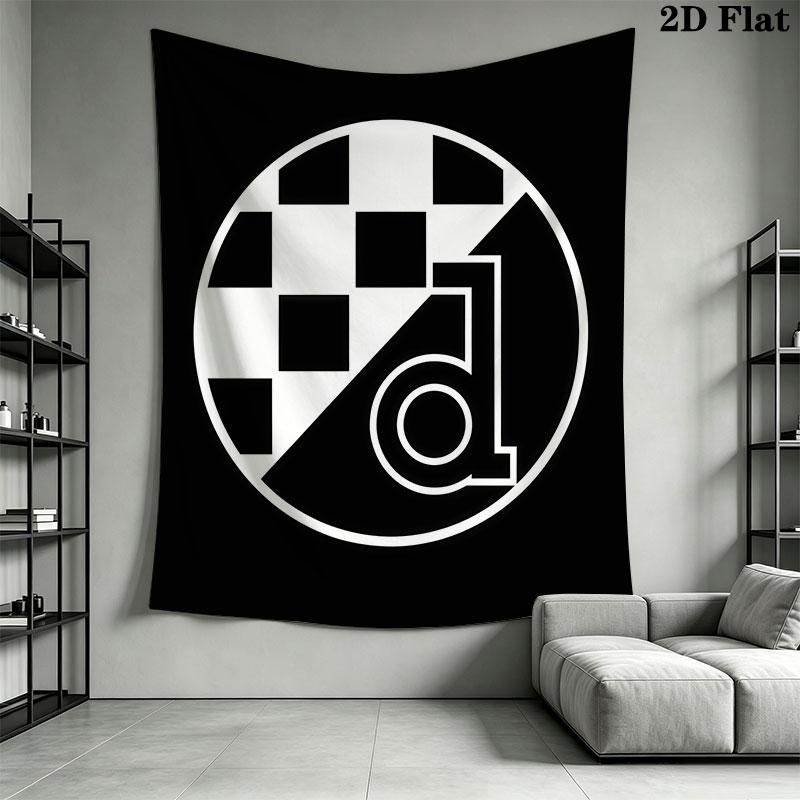 DZG Club Wall Hanging Printed Fabric Blanket Decorative Tapestries for Bedroom Living Room Home Decor
