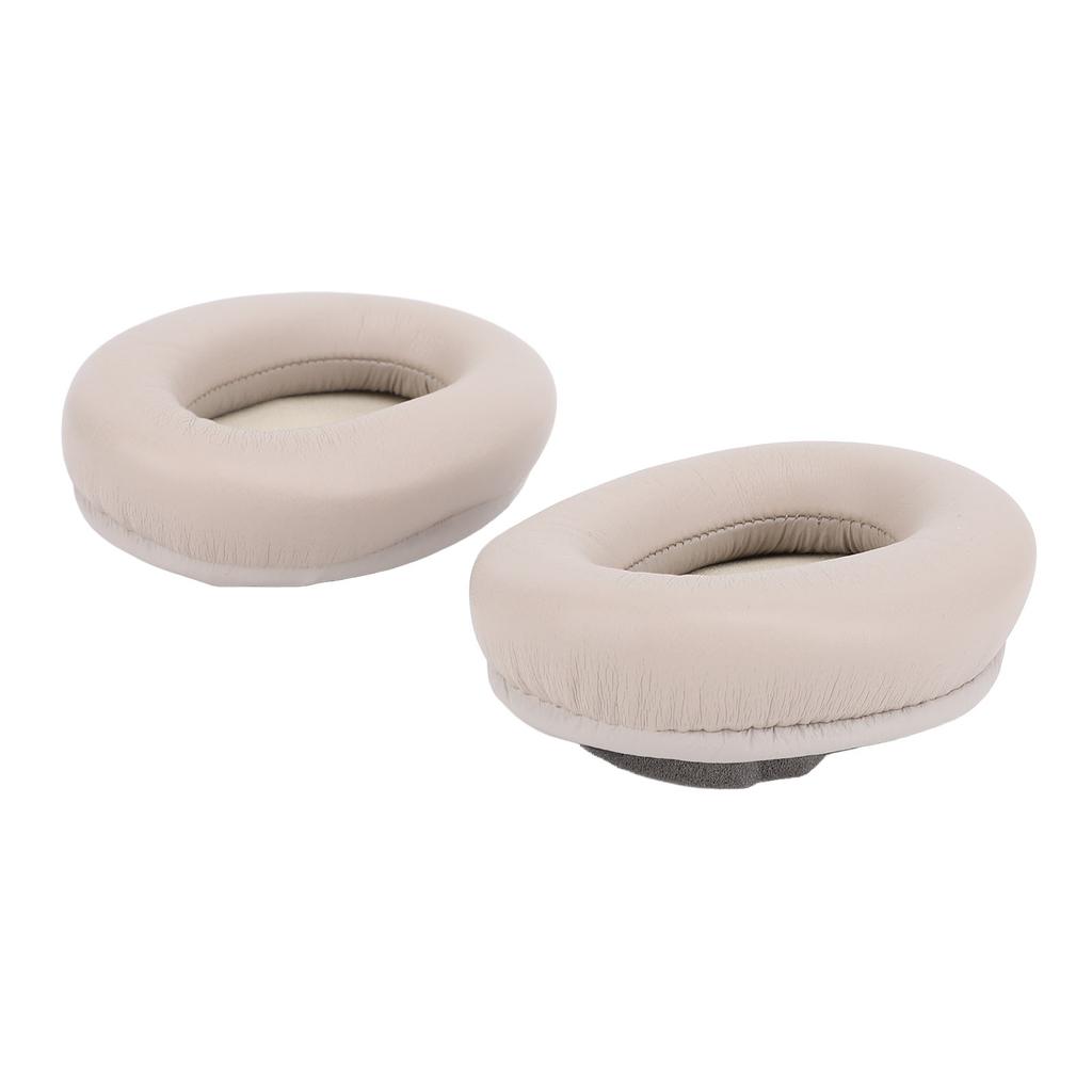 2 Pcs Ear Pads for WH1000XM3 Protein Leather Memory Foam Headset Replacement Ear Cushions Grey