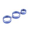 Blue Aluminum AC Climate Control Knob Ring Covers For Subaru Forester -2024