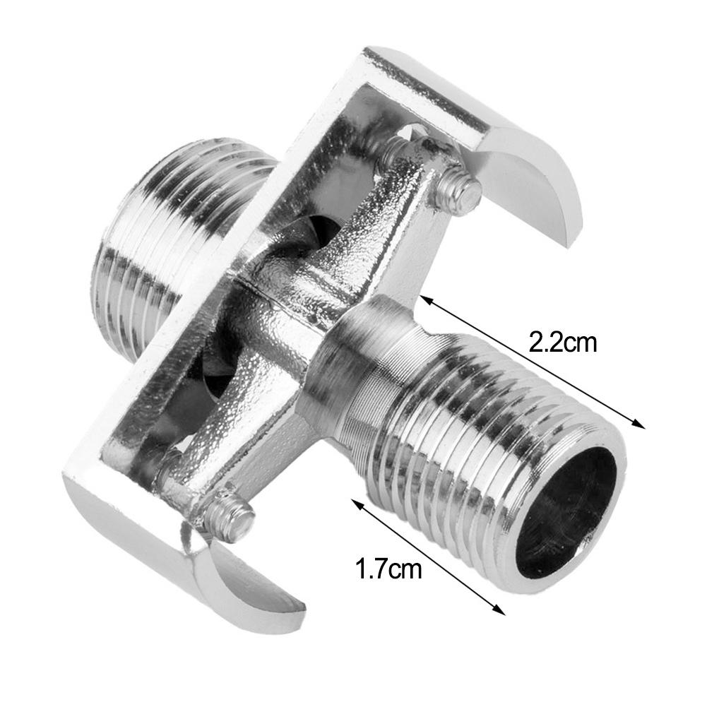 

Shower Faucet Adapter Wall Mounted 18/24mm Accessories Adjustable Angled Copper Curved Foot Replacement Shower Head