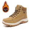 Fashion Men Plus size men Outdoor high tops hiking shoes Work shoes Warm cotton shoes Snow boots outdoor shoes D567