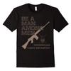 Be A Man Among Men. Rhodesian Light Infantry T-Shirt New 100% Cotton Short Sleeve O-Neck Casual Mens T-shirt Streetwear