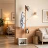 Storage Unit for Coat Rack, Contemporary Style Coat Rack, Coat Rack with Rectangular Bench, Bedroom Coat Rack (only with Coat Rack)