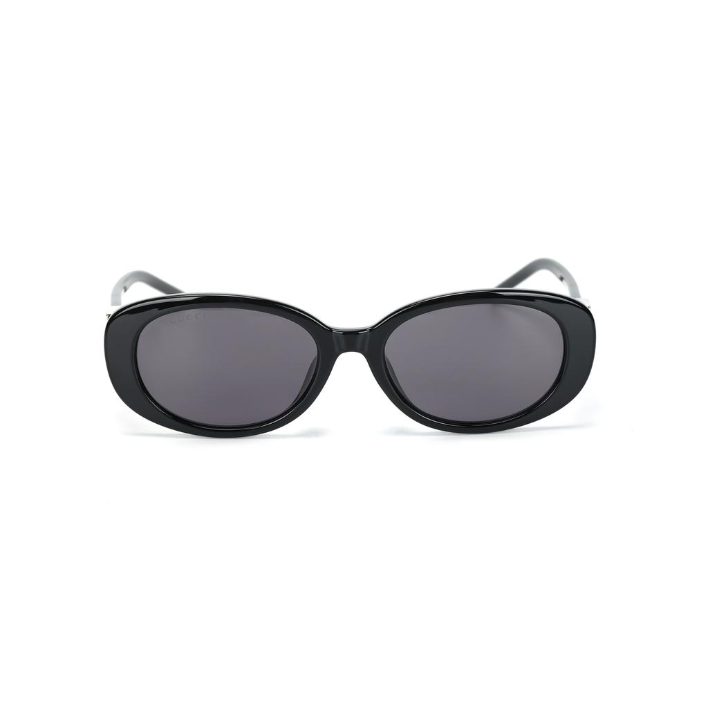 Gucci Irregular Shape Sunglasses With Side Logo Unisex Sunglasses Black GG1684SA001