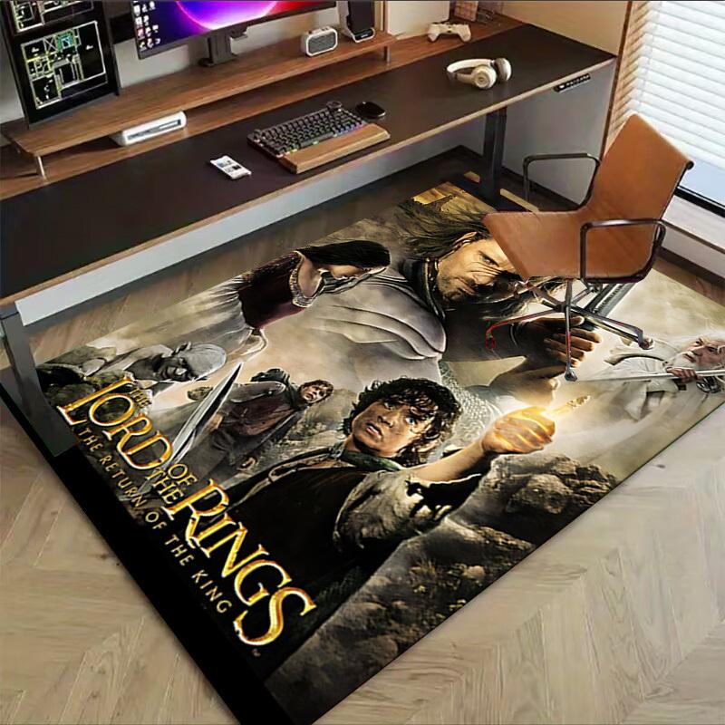 1pc Lord of the Rings Return of the King Carpet, for Home & Office Decor, Desk Chair Carpet, Festive Gift,Conference Room CarpetL1216