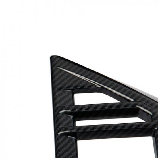 Carbon Fiber Style Dashboard Side Air Vent Outlet Cover Trim For Toyota Tundra