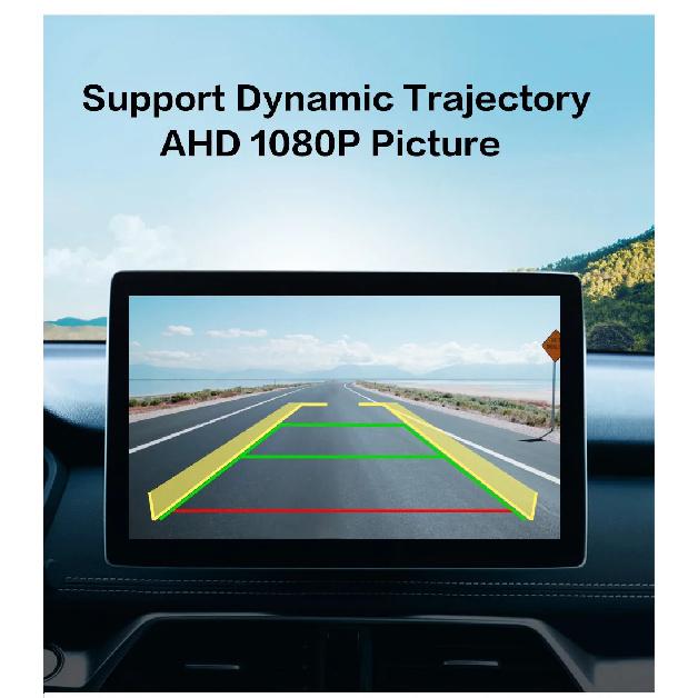 AHD 1080P Car Rear View Camera Fisheye Lens Night Vision Waterproof Universal Vehicle Reverse Blackup Camera AHD dynamic