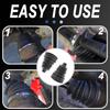 CV Boot Repair Kit 19-24 Mm Shaft Silicone CV Axle Boot for Car RV UTV Dust Boots with 4 Stainless Steel Clamp & 6 Cable Ties