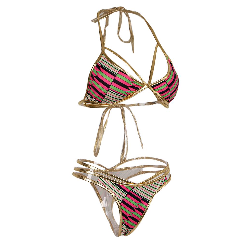 Buy Women's Swimwear Bathing Suit Triangle Swimsuit Bandage Bikini Beachwear S at affordable