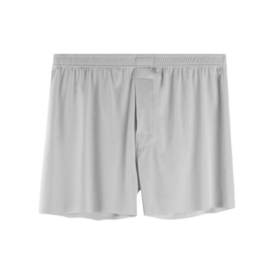 

Мужские трусы-боксеры, эластичные, с высокой талией, дышащие, гладкие, однотонные, свободные трусы XL