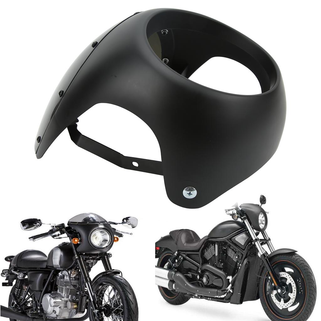 7in Motorcycle Headlight Fairing     Aging Resistant   Fit for Round Headlights Motorbike
