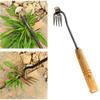 Garden Rake Hand Weeder Tool With Long Handle Manual Weeds Digger For Yard Lawn Farmhouse Gardening Loose Soil Tool