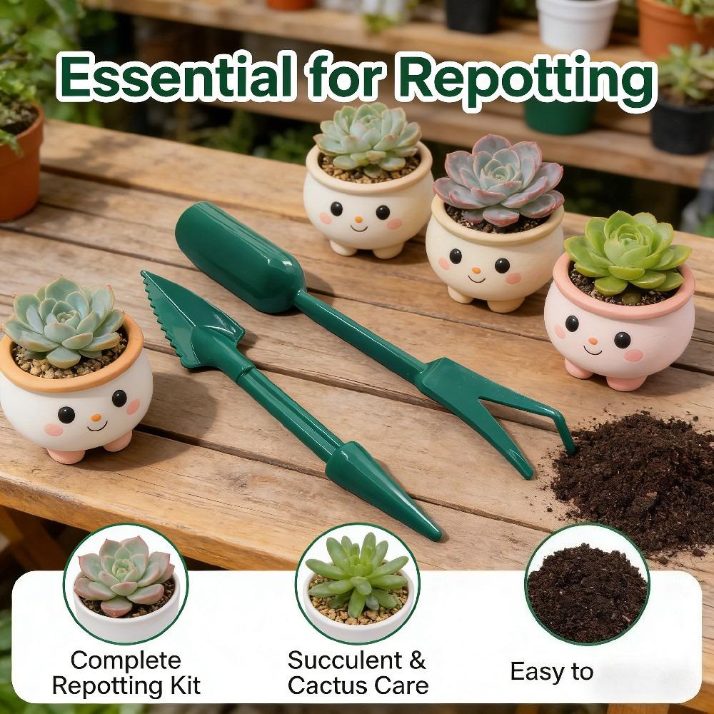 2 Mini Gardening Tools, Plant Transplantation Seedlings, Gardening Shovels, Succulent Plants, Efficient Weed Control Tools