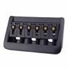 6 String Guitar Bridge Upgrade 10.5mm Adjustable Spacing Metal Construction Enhanced Sound Output Stability for Repair