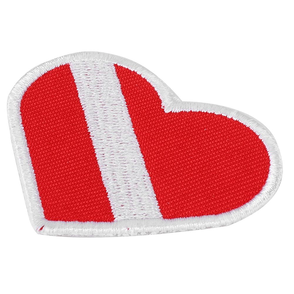 Heart Shaped Scuba Diving Embroidery Patch Dive Badge Vest Bag Cap Patches