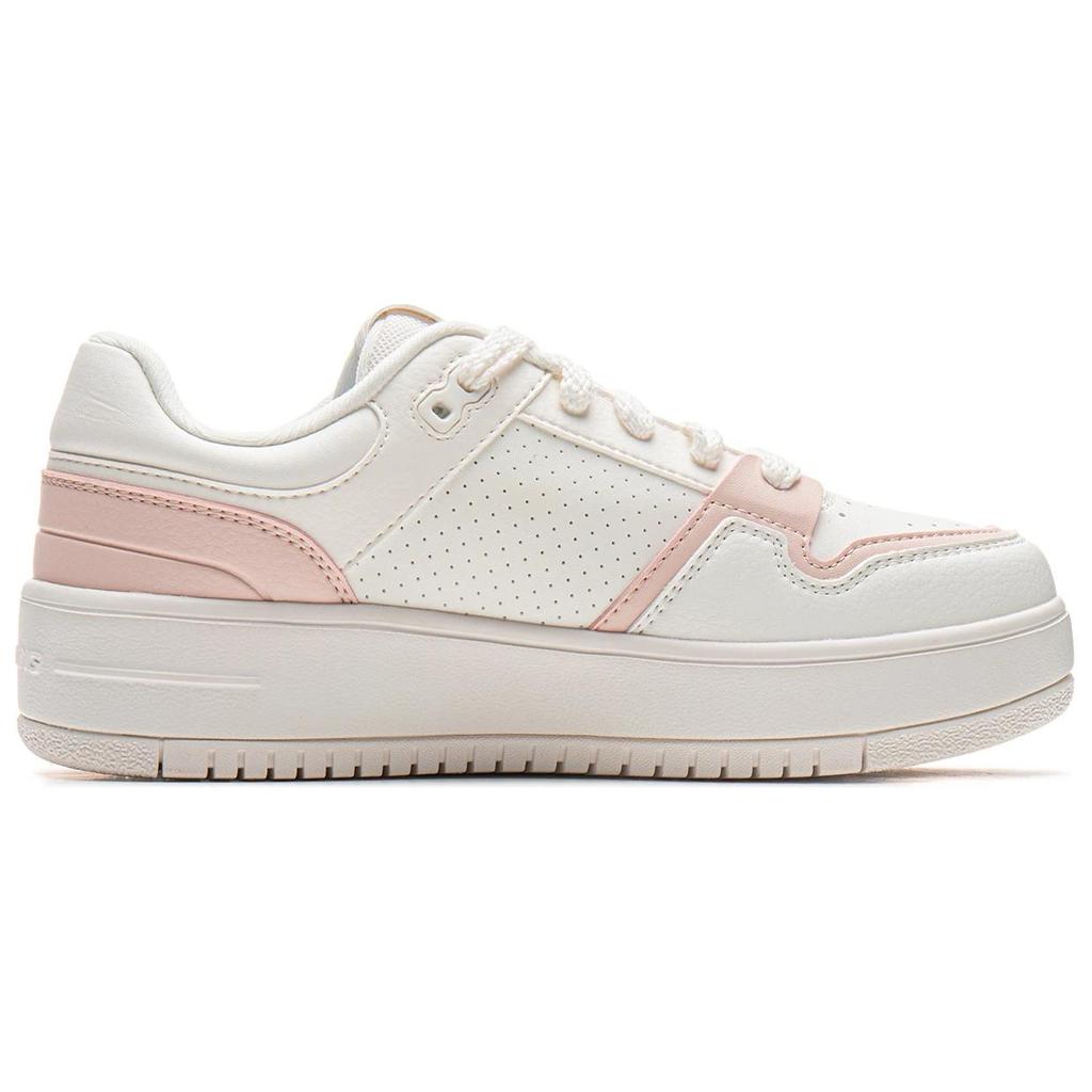 Li Ning Cheese Slip Resistant, Abrasion Resistant, Breathable, Height Increasing Low top Skateboard Shoes Women's AGCU366-1