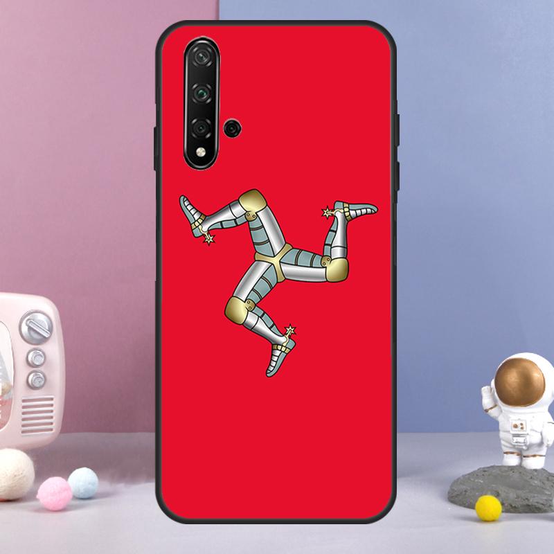 Isle of Man Flag For Huawei Nova 3i 7i 8i 11i 12i 9 10 SE Y60 Y61 Y70 Y72 Y73 Y90 Y91 P20 P40 P30 Lite Case