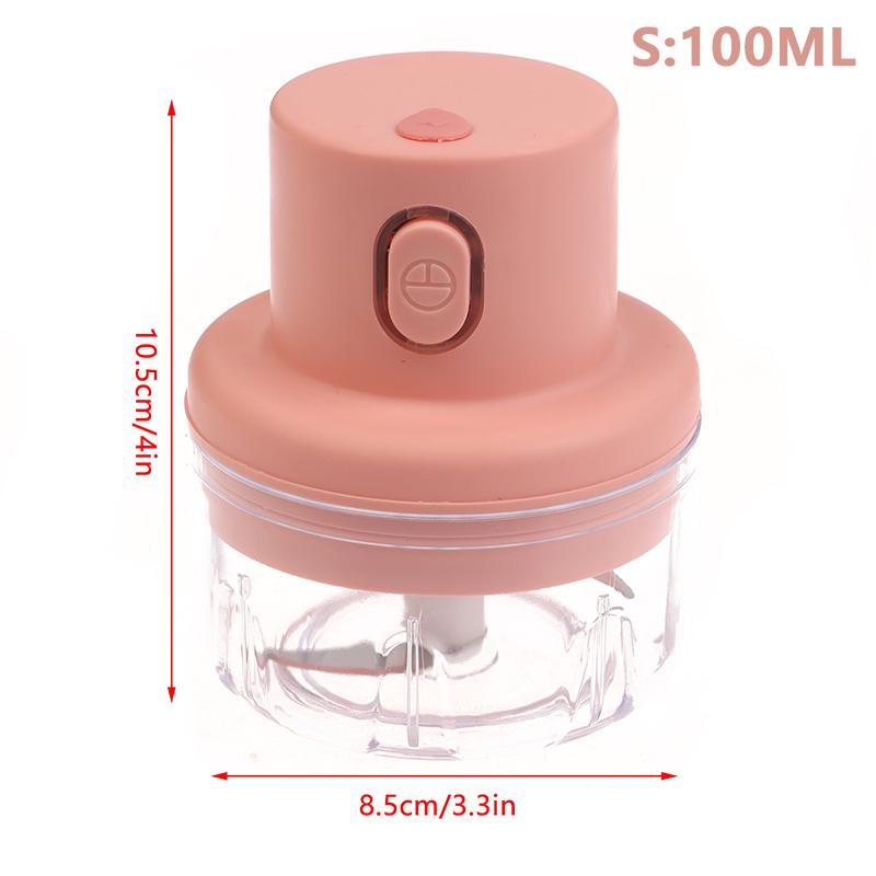 Mini Electric Garlic Chopper Meat Grinder Garlic Masher Machine Sturdy Durable Crushed Ginger Vegetable Crusher Baby Food Maker