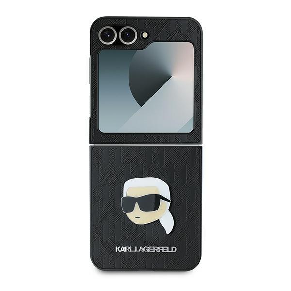 Karl Lagerfeld Klhczf6Pgkskihk Z Flip6 F741Czarny/Black Saffiano Monogram