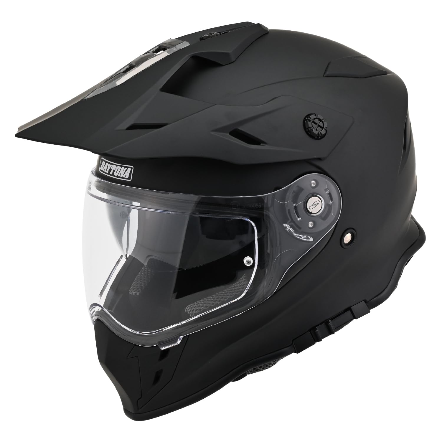 

Daytona DN-008OF Matte Black Motorcycle Helmet, Off-Road, SG Standard, High-Strength ABS, Pinlock Seat Included, Inner Visor, Size M (57-58cm), 61110