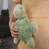 Fluffy Green Tortoise Plush Toy Marine Animal Animal Sea Turtle Pillow  Car Decor
