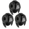 3Pcs Sewing Machine Bobbin Case Wear Resistant Bright Black Bobbin Case Holder for 505A508700