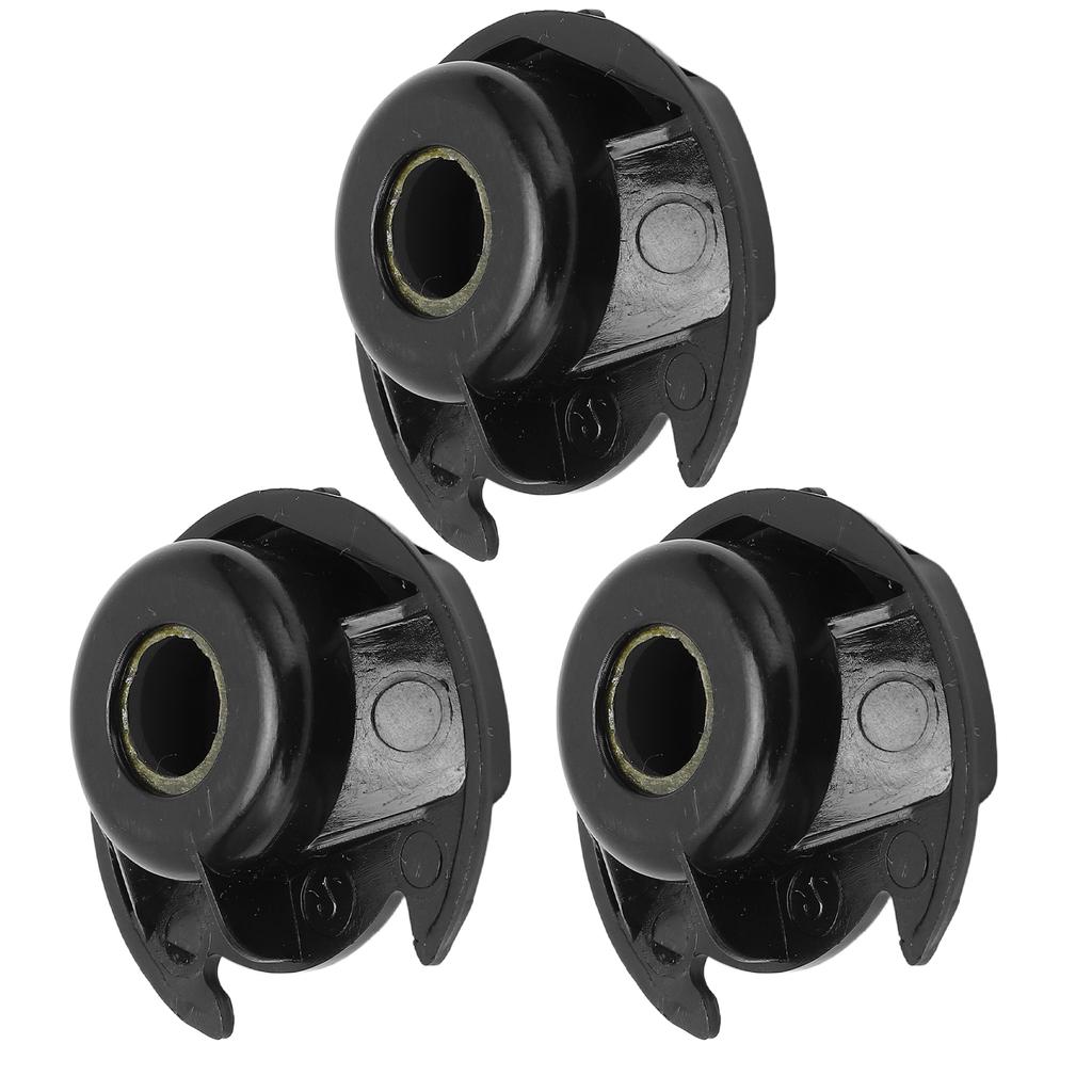 3Pcs Sewing Machine Bobbin Case Wear Resistant Bright Black Bobbin Case Holder for 505A508700