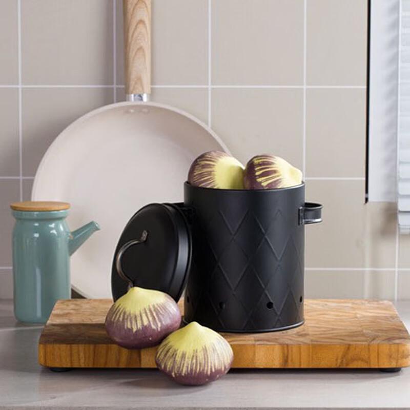 Carbon Steel Fruit & Vegetable Storage Bins (3-Pack)