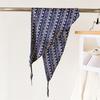 Imitation Silk Scarves For Women Thin Diamond-shaped Scarf Retro Bandanas Luxury Hijab Neckerchief Elegant Shawl Wraps