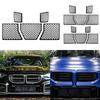 Custom Fit Car Accessories Body Kit Gloss Black Front Bumper Grille Sporty Black Finish 5-Piece Set Car Modification