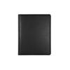 Business Document Case Leather Conference Folder with Clipboard 4 Rings Clipboard Folder for Business Meeting Interviews