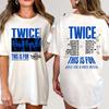 Twice This Is For Tour 2026 T-shirt, Retro Twice Kpop Group Tee for Once Fans