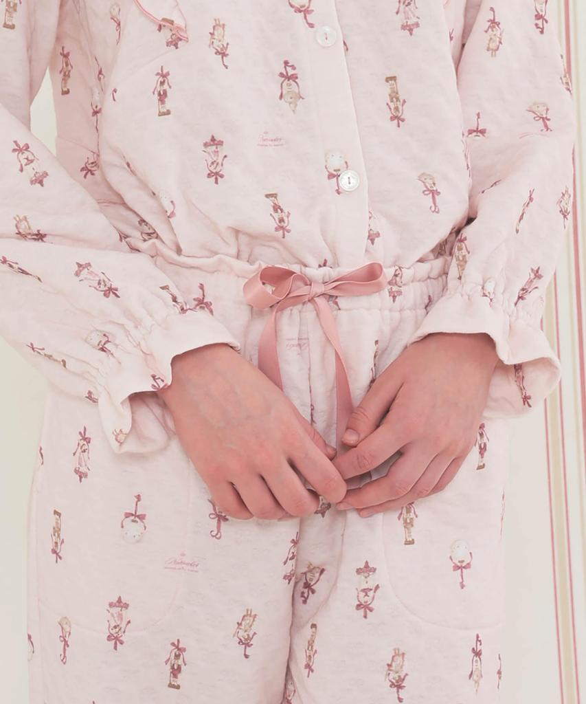 Nutcracker Frill Pajamas with Cotton Lining (Cotton Filled)