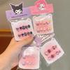 Cartoon Kids' Wearable Nail Tips - Cute Self-Adhesive Jelly Stickers for Girls