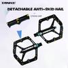 TANKE MTB Pedals Lightweight Aluminum Alloy Non-slip Bicycle Pedal (10 Non-Slip Pins/Side)with Grease&Bearing Bike pedal TP-50