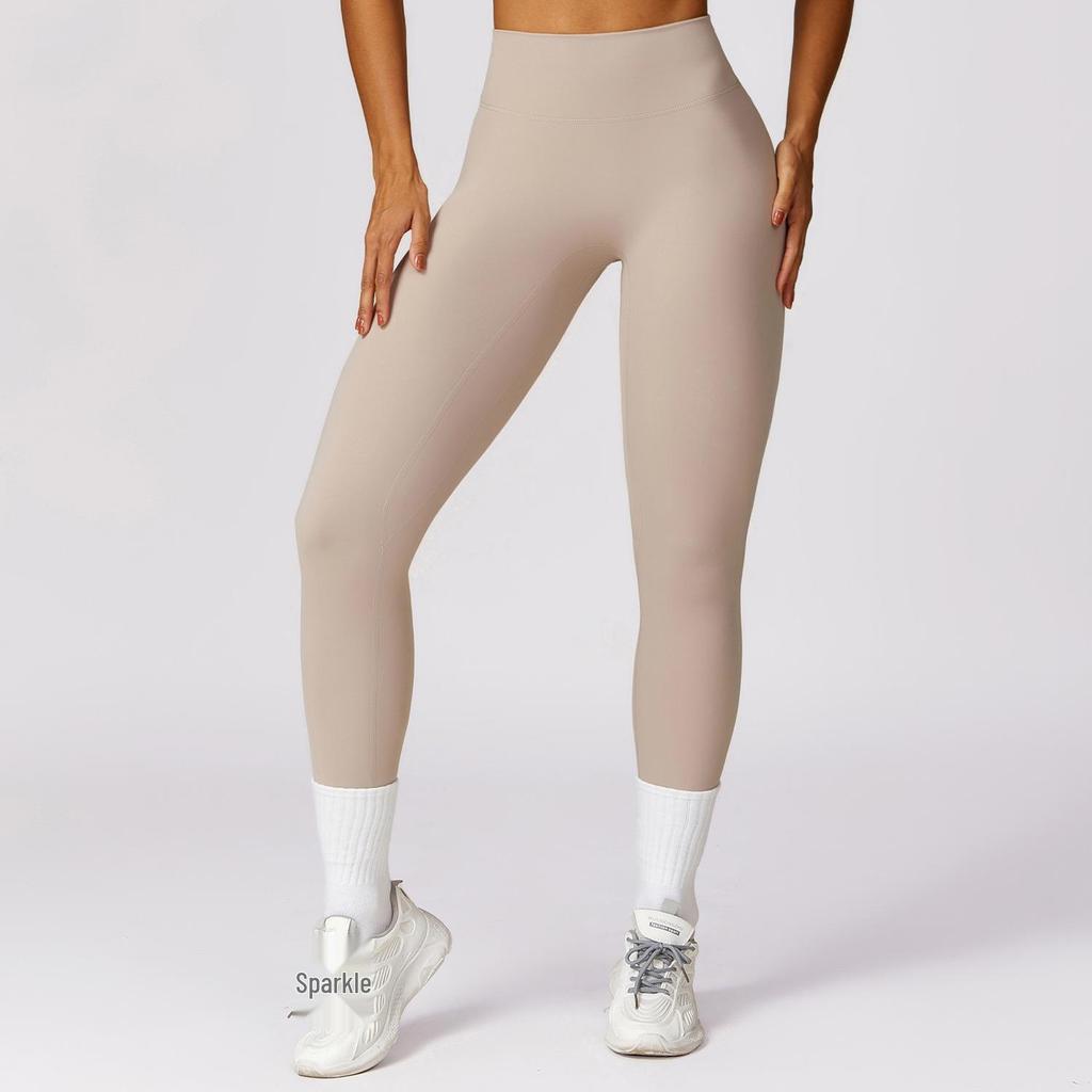 Pantaloni da Yoga a Vita Alta Asciugatura Rapida - Leggings Sportivi e da Corsa Spazzolati