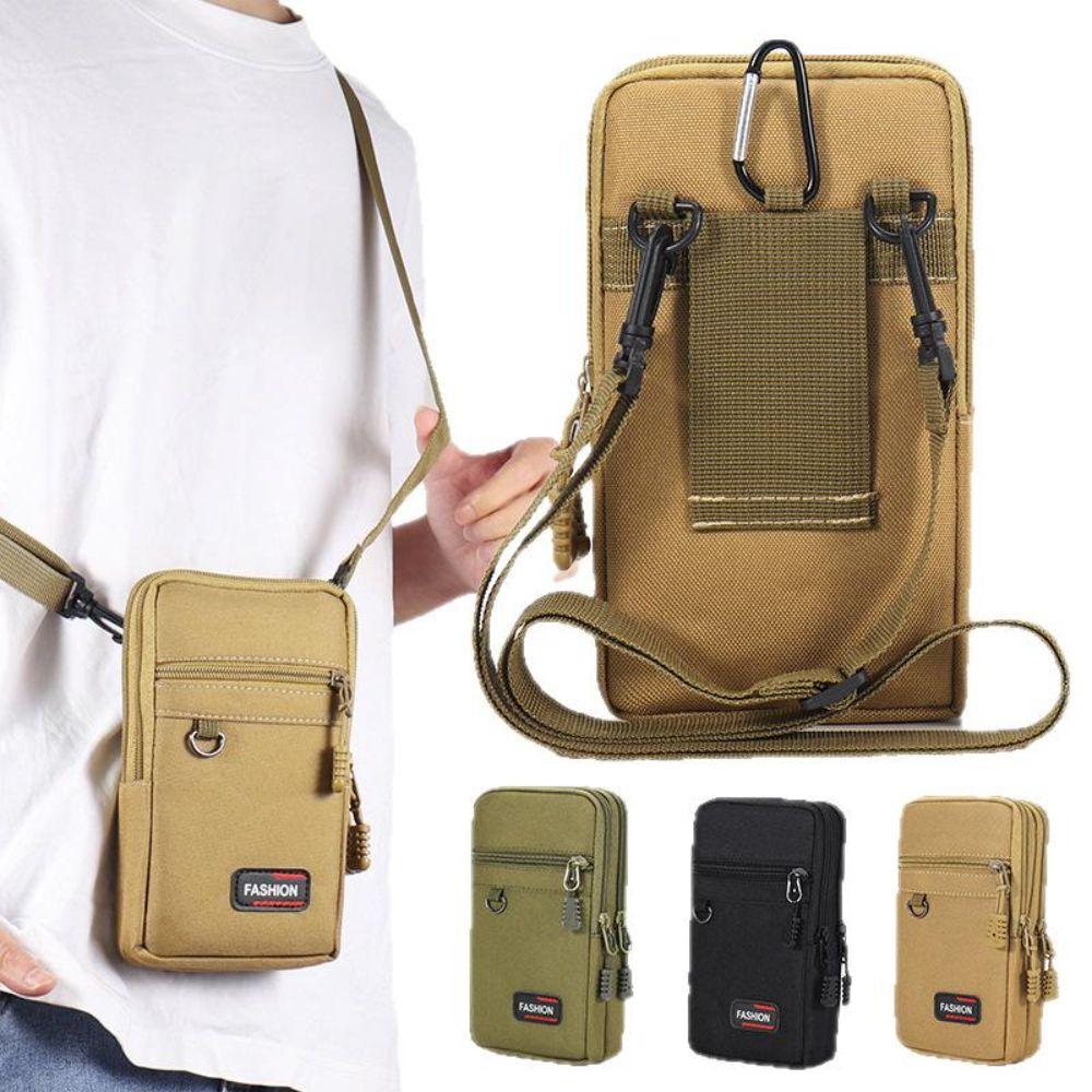1Pcs Lightweight Belt Waist Bag Wear-resistant Mobile Phone Bag Phone Pouch  for Outdoor Camping